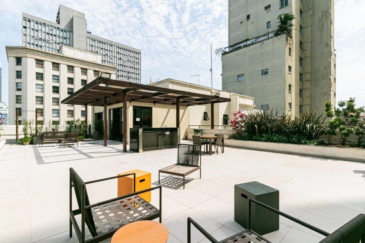상파울루 Novo E Rustico Studio No Centro-Sp/Metro Luz 아파트 외부 사진
